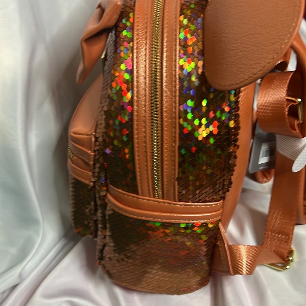 Loungefly Disney Parks Exclusive Pumpkin Spice Mini Backpack - Picture 4 of 6